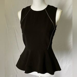 Black high waisted shirt